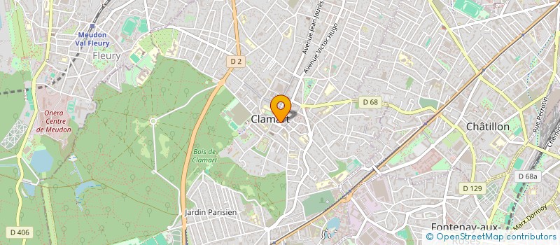 localisation de l'entreprise MONSIEUR SERGIO DA SILVA MOREIRA à CLAMART