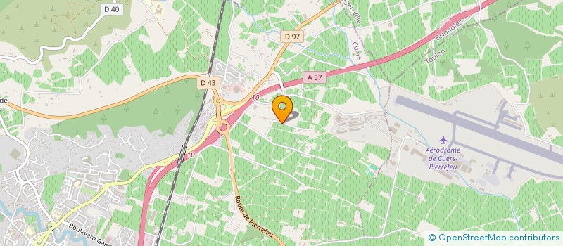 localisation de l'entreprise MONSIEUR SERGIO DABRAINVILLE  CUERS