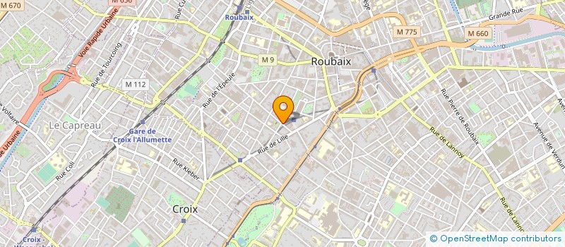 localisation de l'entreprise MONSIEUR SERGIO DANIEL OLIVEIRA AZEVEDO  ROUBAIX