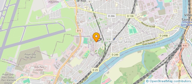 localisation de l'entreprise MONSIEUR SERGIO DE AMORIM DANTAS  ABLON-SUR-SEINE