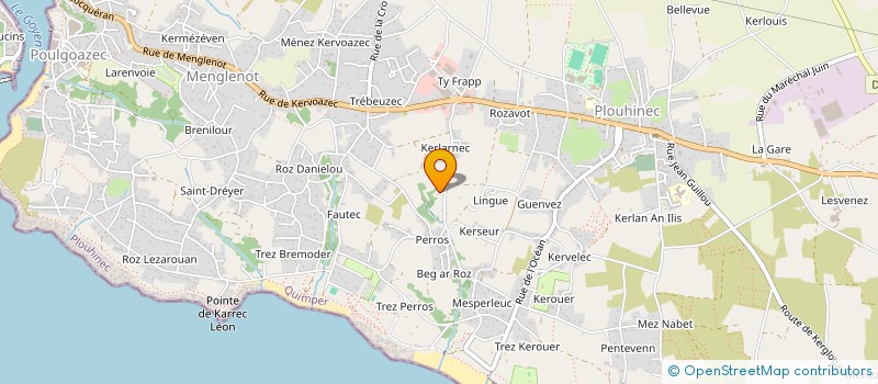 localisation de l'entreprise MONSIEUR SERGIO DE SOUSA COSTA  PLOUHINEC