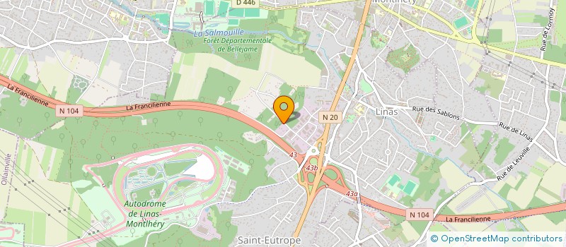 localisation de l'entreprise MONSIEUR SERGIO DELAGE à LINAS