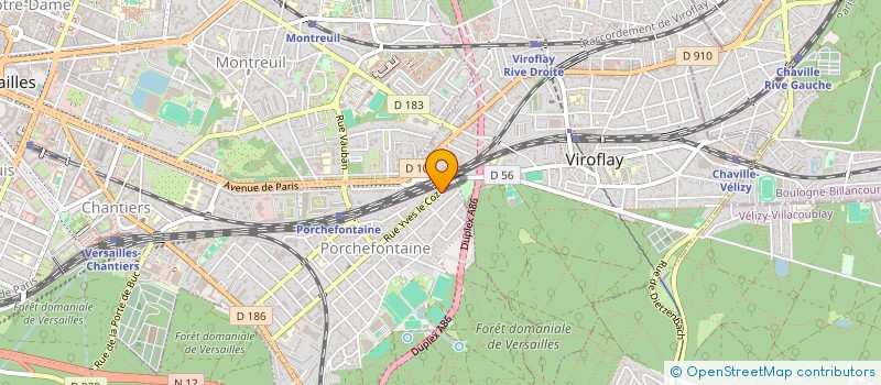 localisation de l'entreprise MONSIEUR SERGIO DO REGO PEREIRA à VERSAILLES