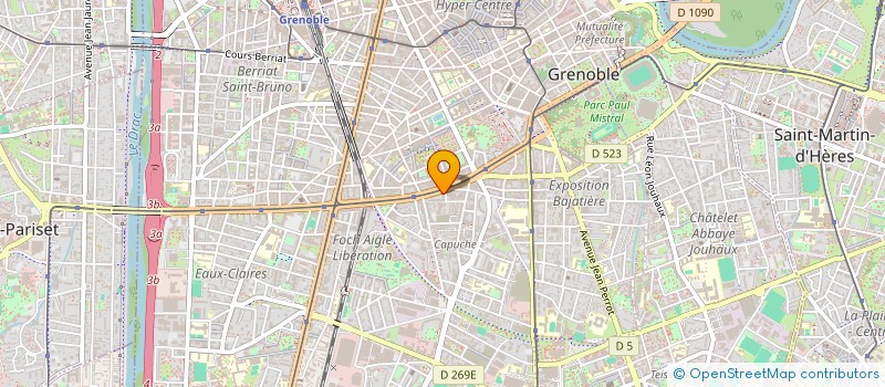 localisation de l'entreprise MONSIEUR SERGIO FAYA  GRENOBLE