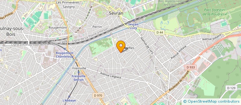 localisation de l'entreprise MONSIEUR SERGIO FERNANDES SERRA  SEVRAN