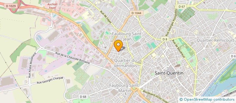 localisation de l'entreprise MONSIEUR SERGIO GOMES  SAINT-QUENTIN