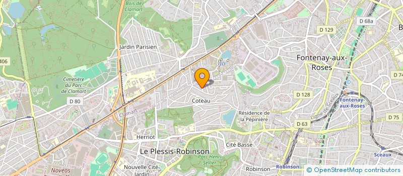 localisation de l'entreprise MONSIEUR SERGIO GONCALVES FERNANDES  LE PLESSIS-ROBINSON