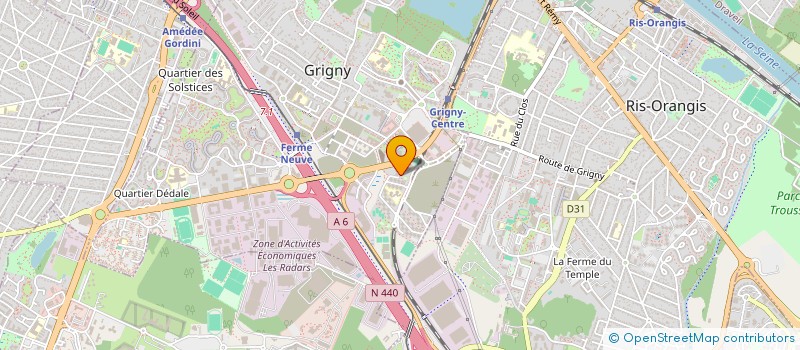 localisation de l'entreprise MONSIEUR SERGIO LUNDY  GRIGNY