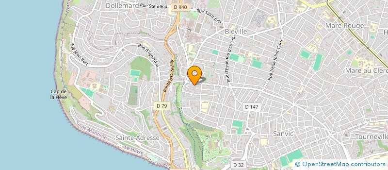 localisation de l'entreprise MONSIEUR SERGIO MACEDO COELHO  LE HAVRE