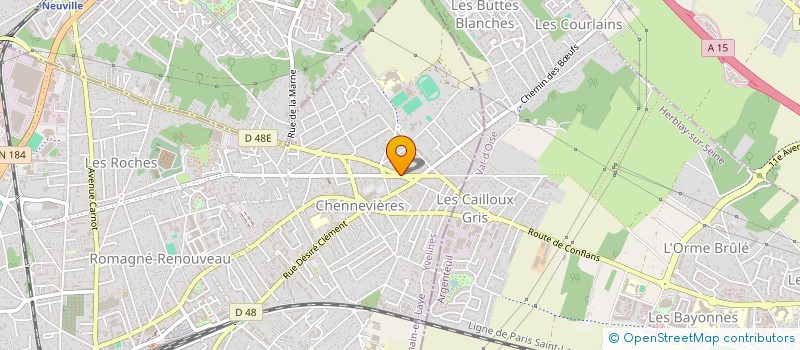 localisation de l'entreprise MONSIEUR SERGIO MANUEL DA SILVA RIBEIRO à CONFLANS-SAINTE-HONORINE