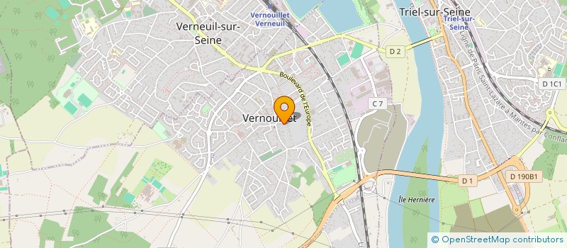 localisation de l'entreprise MONSIEUR SERGIO MARTINS à VERNOUILLET