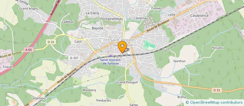 localisation de l'entreprise MONSIEUR SERGIO MENDES OLIVEIRA  SAINT-VINCENT-DE-TYROSSE