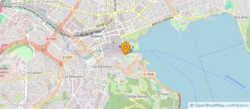 localisation de l'entreprise MONSIEUR SERGIO MESA BERGOUGNOUX à ANNECY