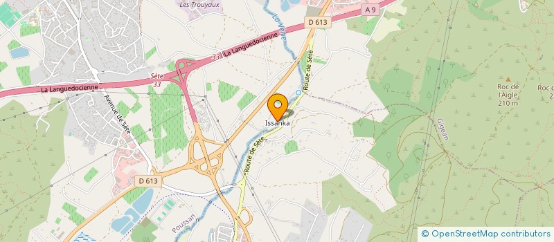 localisation de l'entreprise MONSIEUR SERGIO MOLINIER  POUSSAN