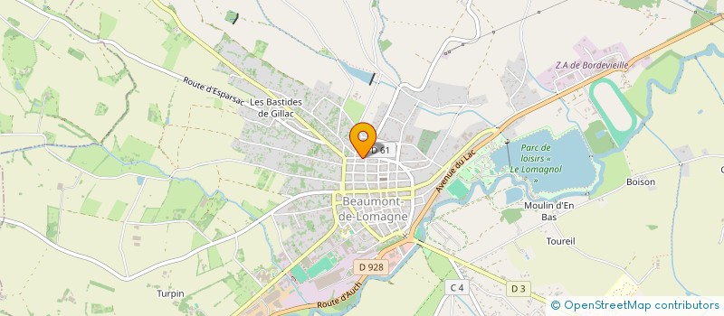 localisation de l'entreprise MONSIEUR SERGIO MORAIS DA SILVA  BEAUMONT-DE-LOMAGNE