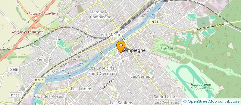 localisation de l'entreprise MONSIEUR SERGIO NUNES DE LIMA  COMPIEGNE