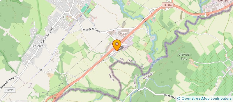 localisation de l'entreprise MONSIEUR SERGIO ORLANDO  THOIRY