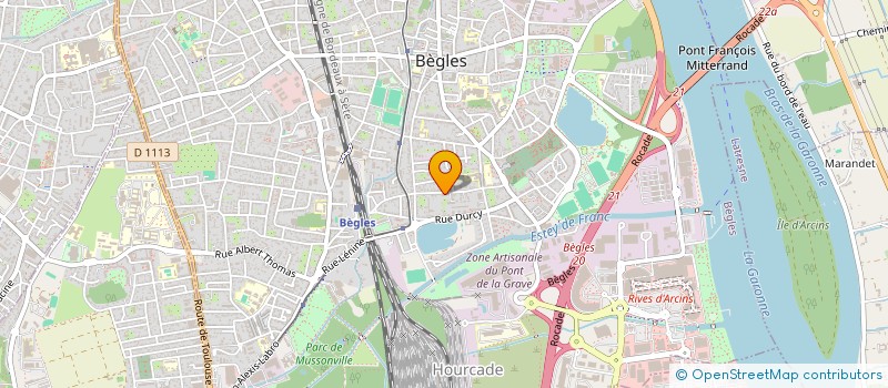 localisation de l'entreprise MONSIEUR SERGIO PAULO GONCALVES RIBEIRO  BEGLES