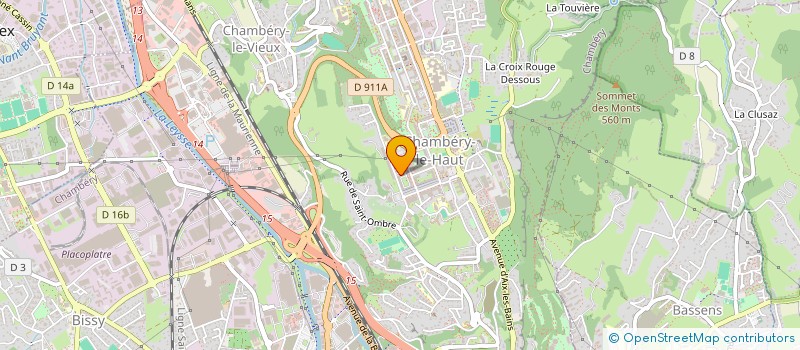 localisation de l'entreprise MONSIEUR SERGIO PEREIRA DE ARAUJO  CHAMBERY