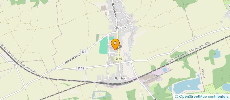 localisation de l'entreprise MONSIEUR SERGIO PEREIRA MENDES  GOUAIX