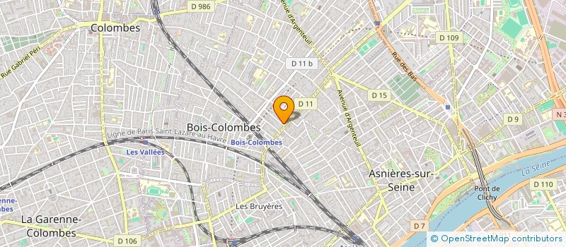 localisation de l'entreprise MONSIEUR SERGIO PIGULCHI  BOIS-COLOMBES