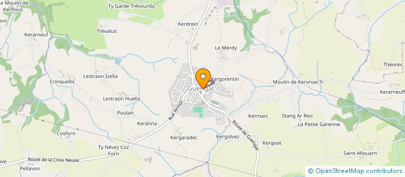 localisation de l'entreprise MONSIEUR SERGIO RAFAEL MARTINS PEREIRA  GUENGAT