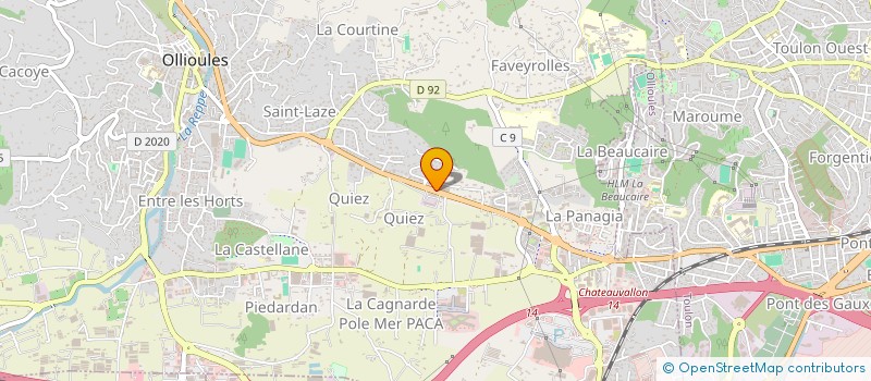 localisation de l'entreprise MONSIEUR SERGIO RAMIREZ  OLLIOULES