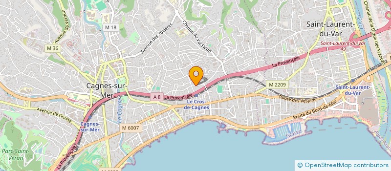 localisation de l'entreprise MONSIEUR SERGIO RAPETTI  CAGNES-SUR-MER