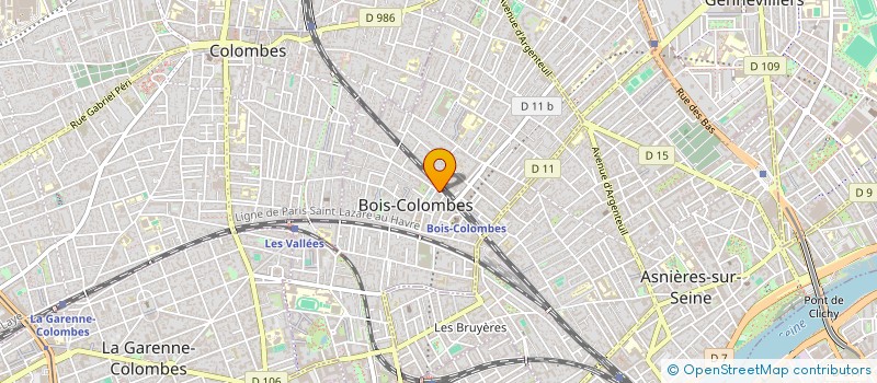 localisation de l'entreprise MONSIEUR SERGIO RIBEIRO à BOIS-COLOMBES