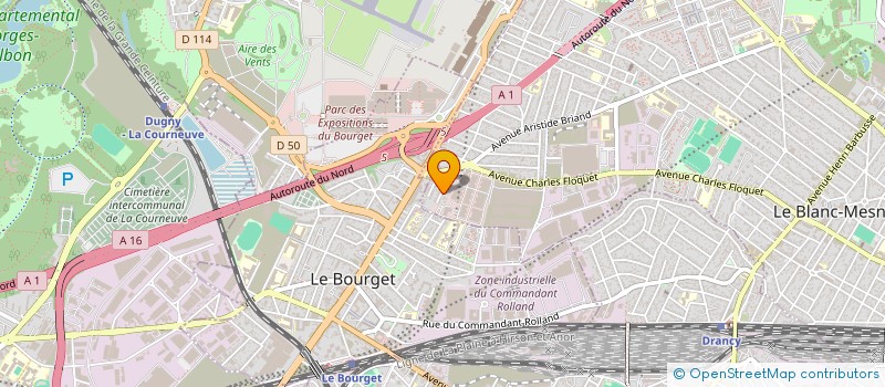 localisation de l'entreprise MONSIEUR SERGIO RODRIGUES à LE BLANC-MESNIL