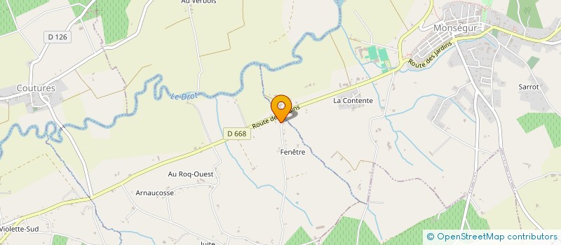localisation de l'entreprise MONSIEUR SERGIO RODRIGUES à SAINT-SULPICE-DE-GUILLERAGUES