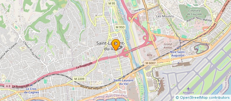 localisation de l'entreprise MONSIEUR SERGIO SAN MIGUEL  SAINT-LAURENT-DU-VAR