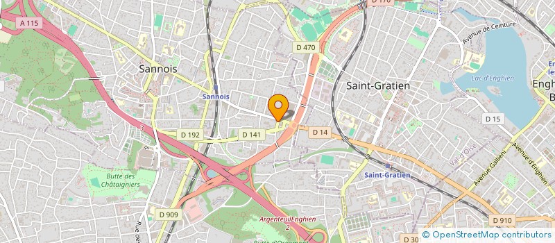 localisation de l'entreprise MONSIEUR SERGIO SIMIAO PINTO  SANNOIS