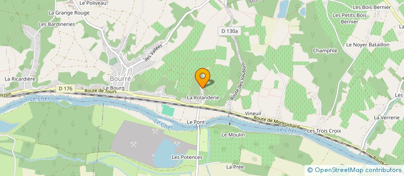 localisation de l'entreprise MONSIEUR SERGIO TEIXEIRA MARTINS  MONTRICHARD-VAL-DE-CHER