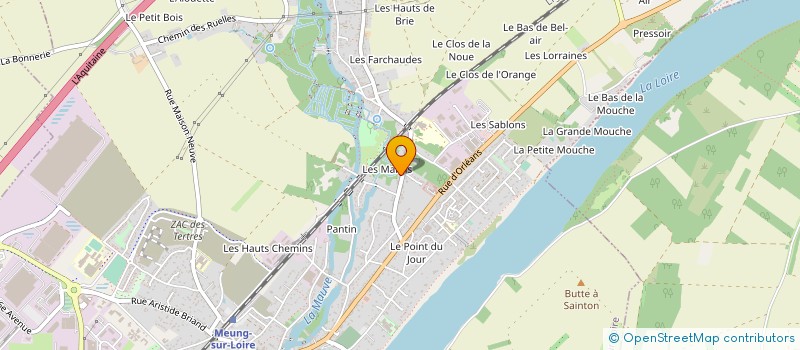 localisation de l'entreprise MONSIEUR SERGIO VIEIRA  MEUNG-SUR-LOIRE