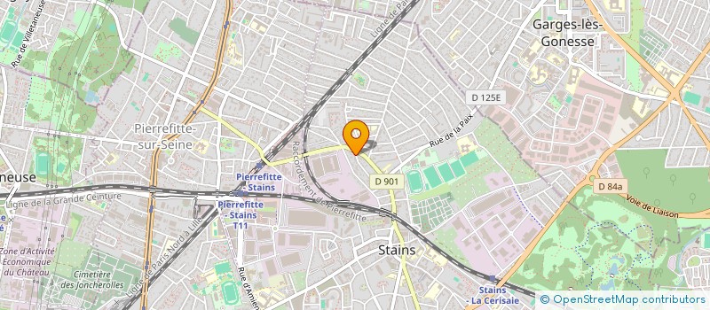 localisation de l'entreprise MONSIEUR SERGIU BUIANOV à STAINS
