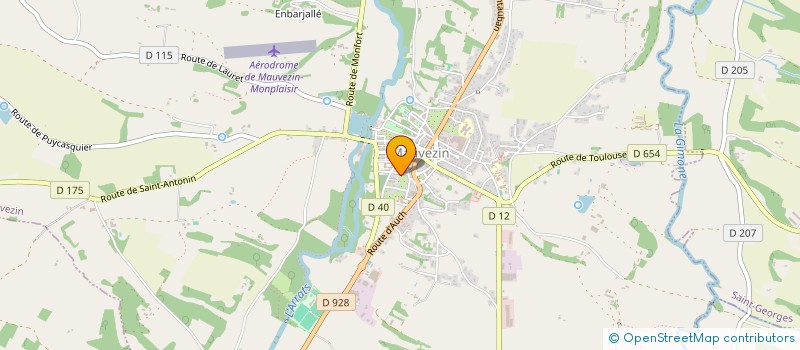 localisation de l'entreprise MONSIEUR SERGIU CIMBIR  MAUVEZIN