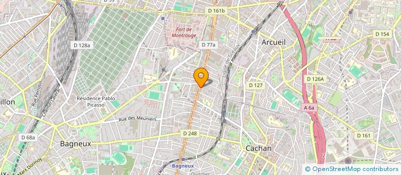 localisation de l'entreprise MONSIEUR SERGIU COROVCHIN  CACHAN