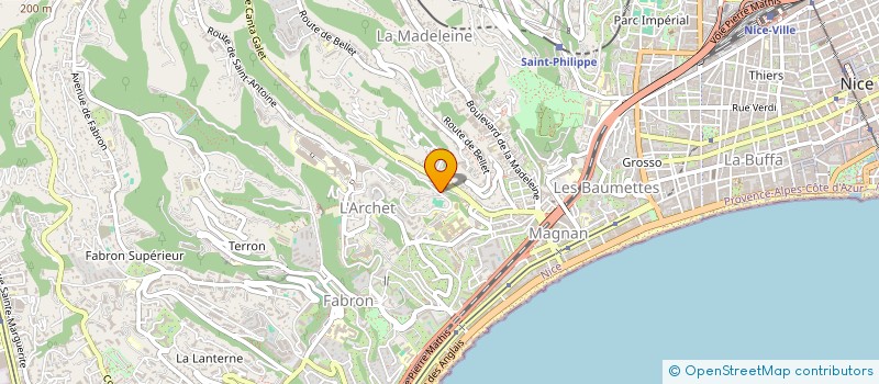 localisation de l'entreprise MONSIEUR SERGIU CUSNIR à NICE