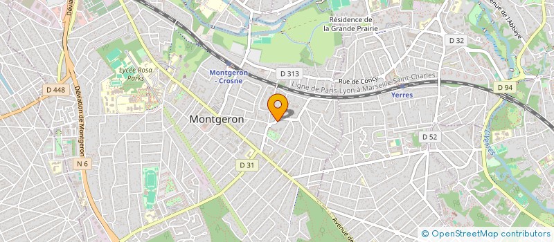 localisation de l'entreprise MONSIEUR SERGIU DONOAGA  MONTGERON