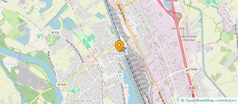 localisation de l'entreprise MONSIEUR SERGIU-FLORIN CIOBAN  LESPINASSE