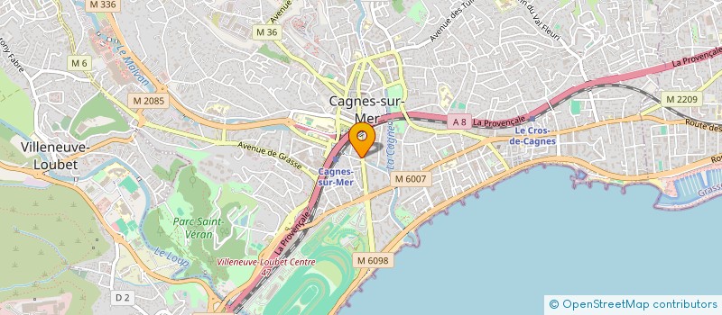 localisation de l'entreprise MONSIEUR SERGIU GAFTON à CAGNES-SUR-MER