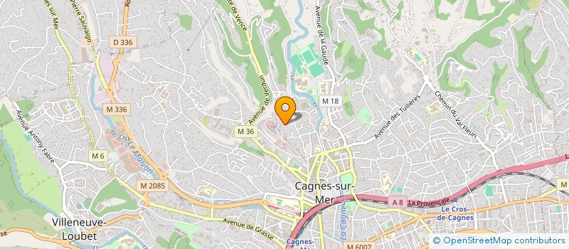 localisation de l'entreprise MONSIEUR SERGIU GANGUR à CAGNES-SUR-MER