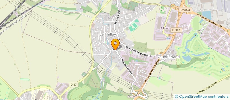 localisation de l'entreprise MONSIEUR SERGIU GHERMAN  LE THILLAY