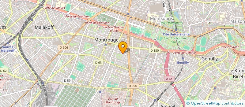 localisation de l'entreprise MONSIEUR SERGIU MANDRESCU  MONTROUGE