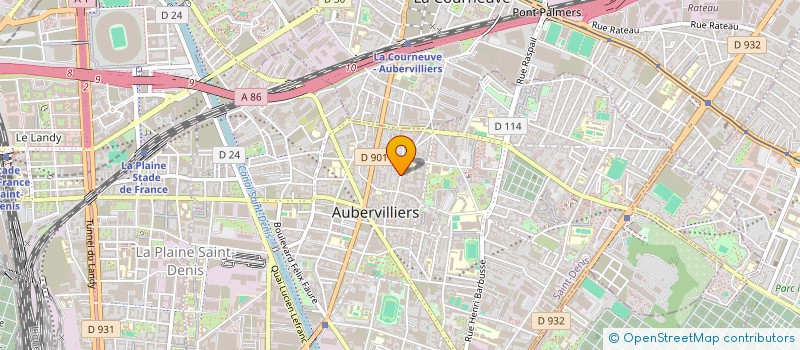 localisation de l'entreprise MONSIEUR SERGIU NEPOMNEASCII  AUBERVILLIERS