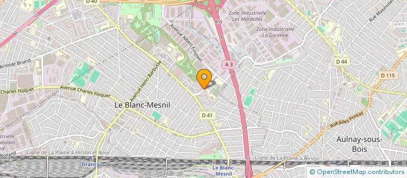 localisation de l'entreprise MONSIEUR SERGIU PULBERE  LE BLANC-MESNIL