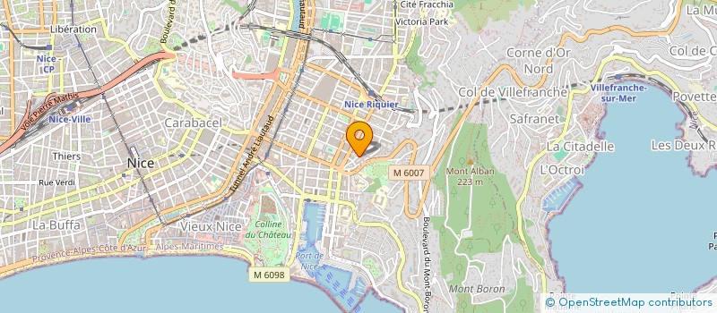 localisation de l'entreprise MONSIEUR SERGIU STRIMBANU à NICE