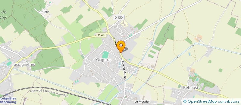 localisation de l'entreprise MONSIEUR SERGIU SUHACIOV  ORGERUS