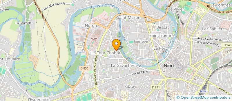 localisation de l'entreprise MONSIEUR SERGUEI DADACHYAN à NIORT
